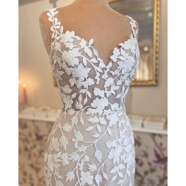 Full Lace Mermaid Wedding Dress LA102