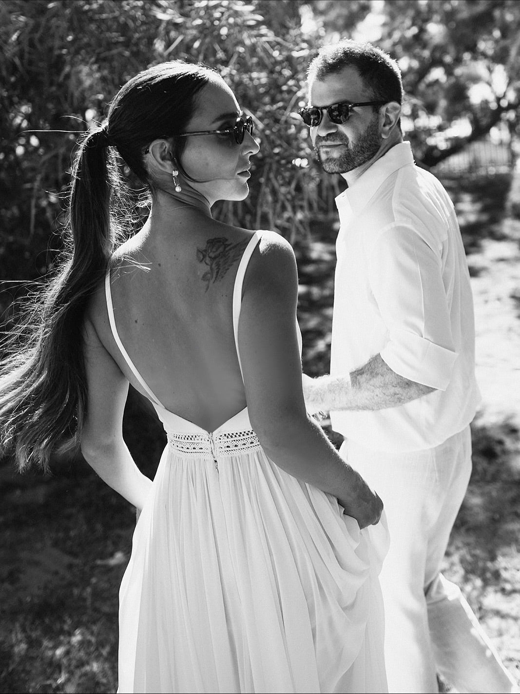 Spaghetti Straps A-Line Chiffon Wedding Dresses With Lace