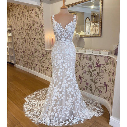 Full Lace Mermaid Wedding Dress LA102